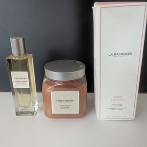 Laura Mercier Ambre Vanille Set -Eau De Toilette- Bath-Body Wash